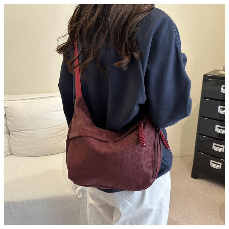 Women's Leopard Print Crossbody Bag