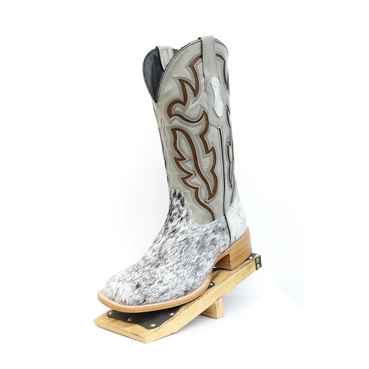 Hair-On Cowhide Boots