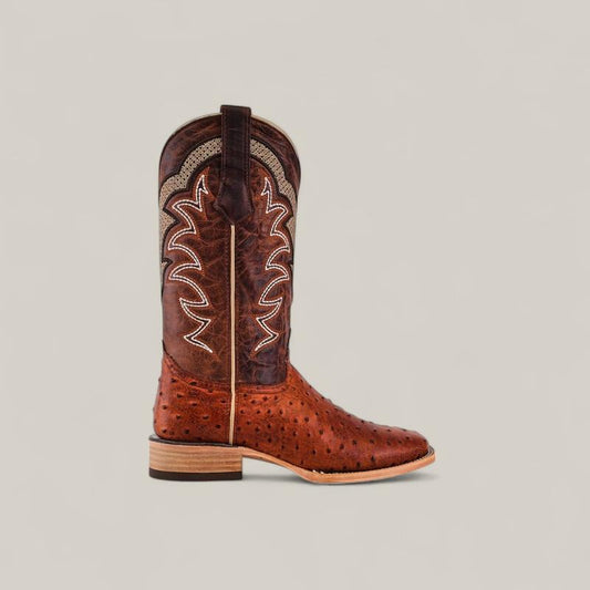 Thompson - Brick - Square Toe Mens Boots
