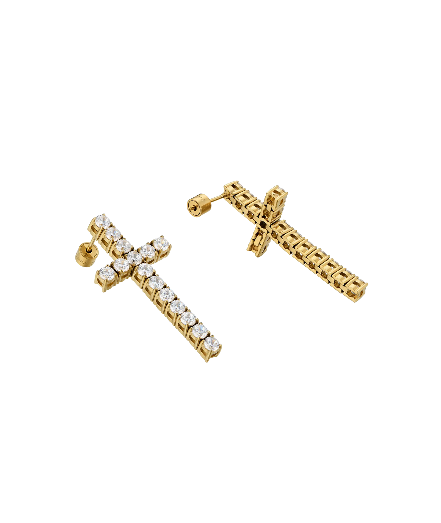 Crystal Faith Stud Earrings