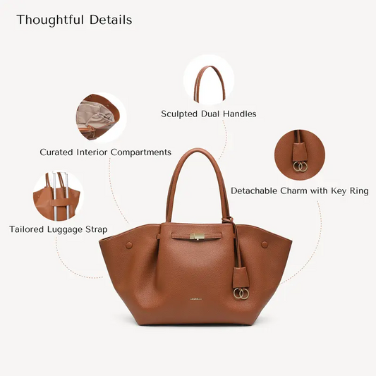 Elegant PU Leather Tote Bag