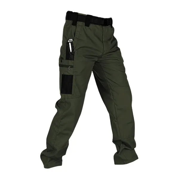 Men's Solid Color Tactical Work Pants