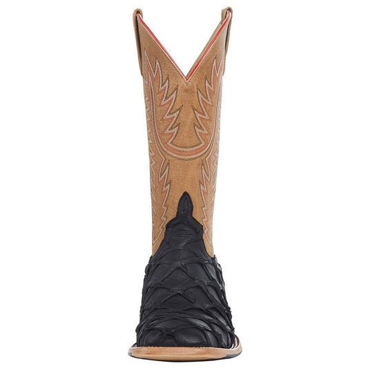 Horse Power Men's Top Hand Big Bass 13" Square Toe Boots - Black