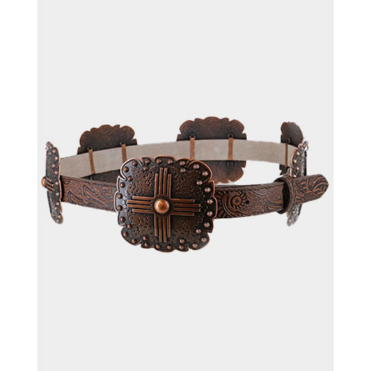 Angel Ranch Women's Concho Leather Belt