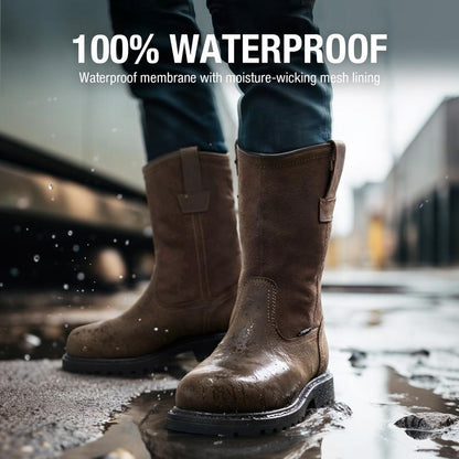 Men's Pull-on Oil & Slip Resistant Boots