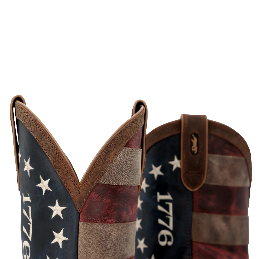 America 1776 Square Toe Pull On Boots