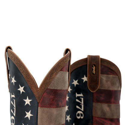 America 1776 Square Toe Pull On Boots
