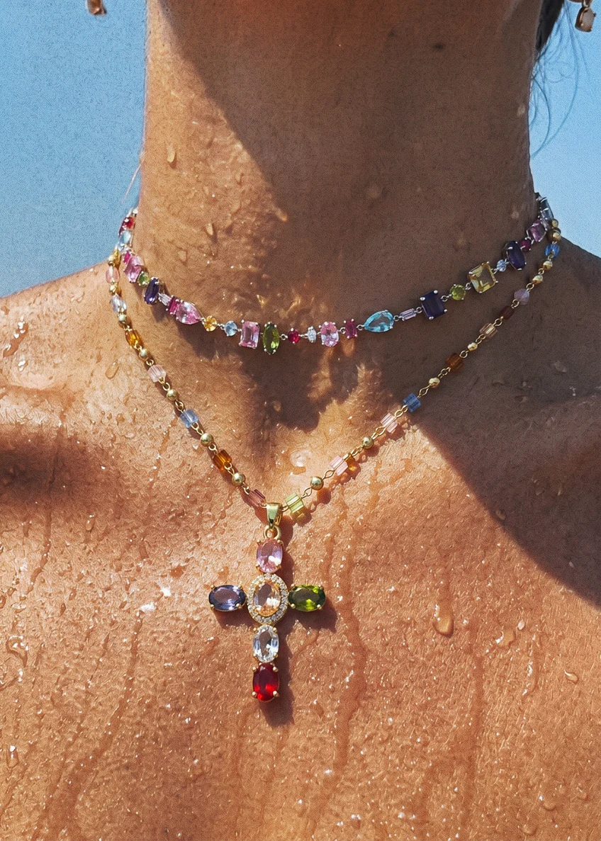 Colorful Crystal Necklace