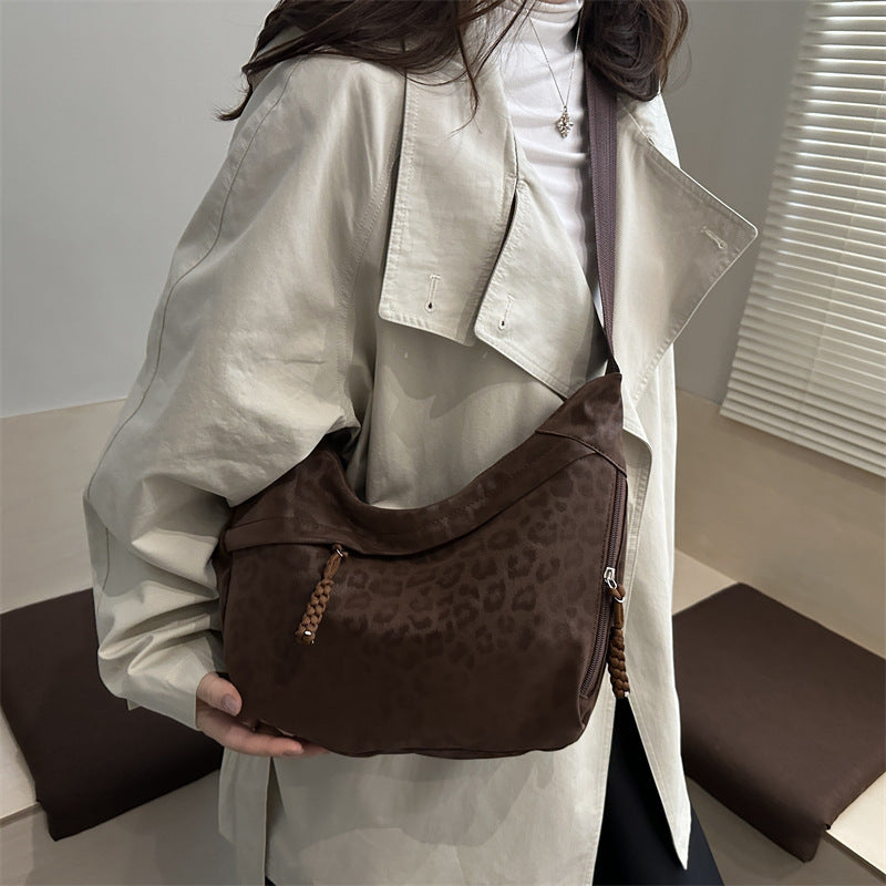 Women's Leopard Print Crossbody Bag