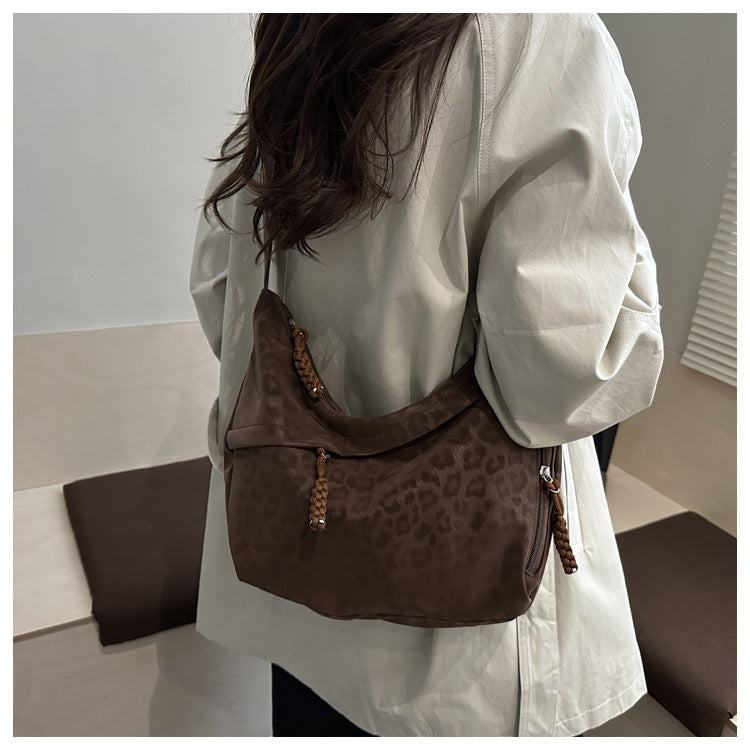 Women's Leopard Print Crossbody Bag