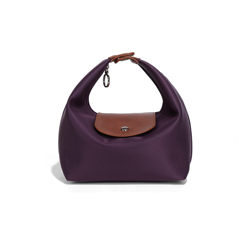 Fashion Crescent Bag Lightweight Durable Nylon Handbag