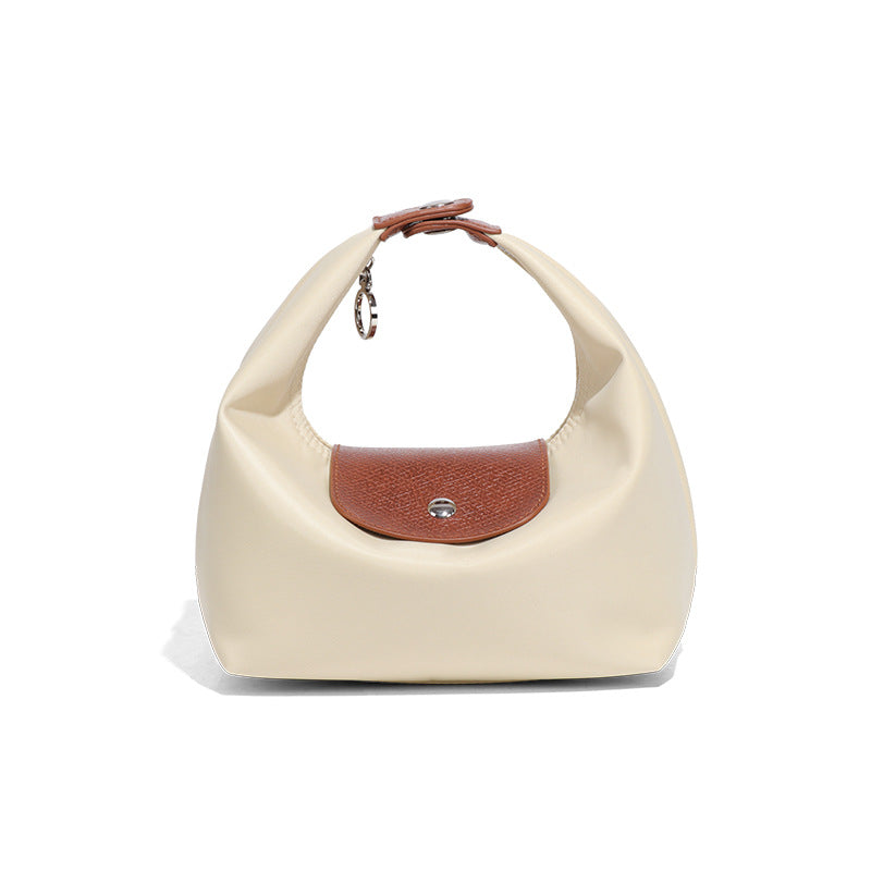 Fashion Crescent Bag Lightweight Durable Nylon Handbag