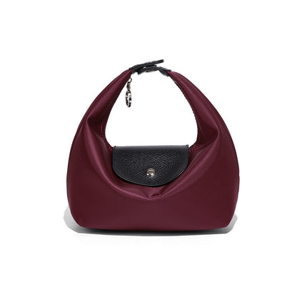 Fashion Crescent Bag Lightweight Durable Nylon Handbag