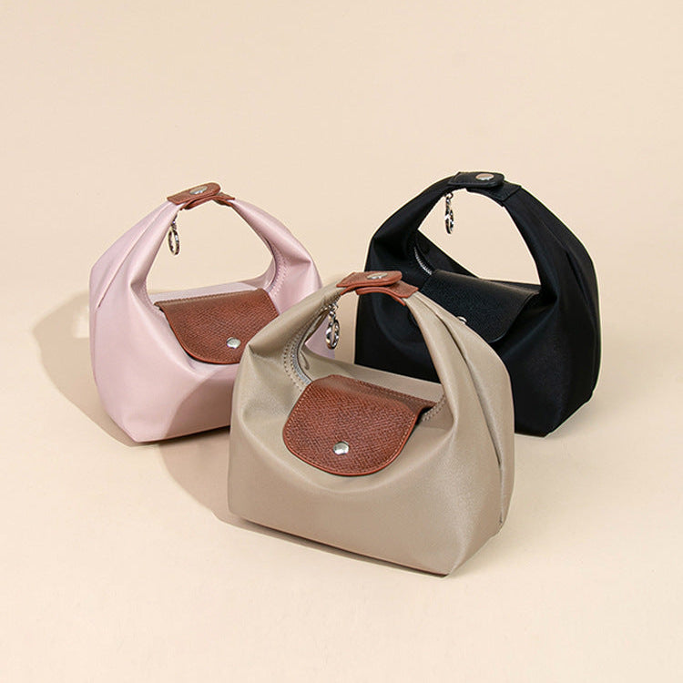 Fashion Crescent Bag Lightweight Durable Nylon Handbag