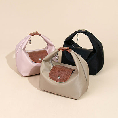 Fashion Crescent Bag Lightweight Durable Nylon Handbag
