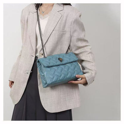 Women's Large Capacity Plaid Rhombic Bag