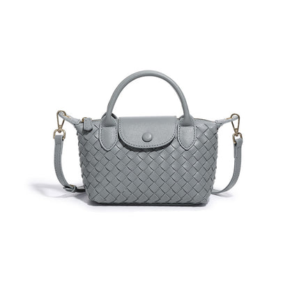Hand-woven Shoulder Dumpling Bag
