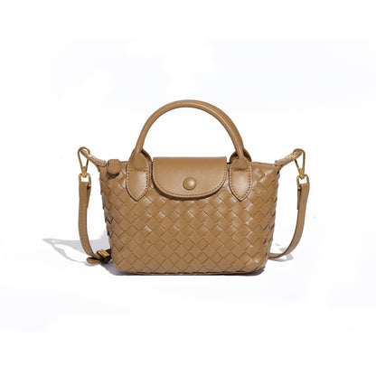 Hand-woven Shoulder Dumpling Bag