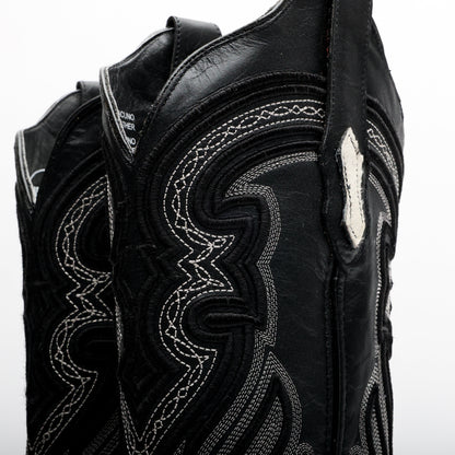 Genuine Cowhide Boots - Square Toe