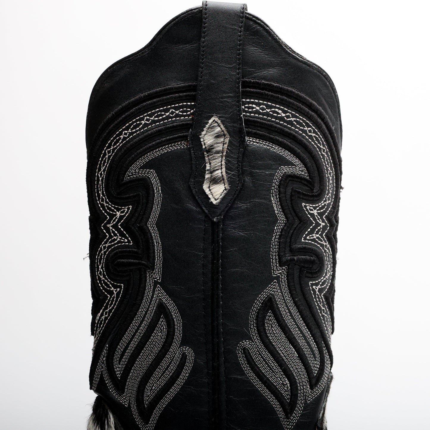 Genuine Cowhide Boots - Square Toe