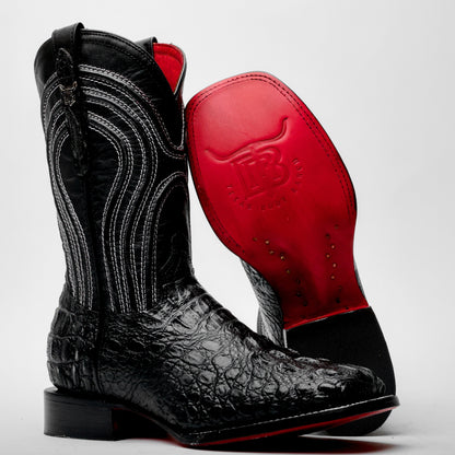 Black Western Boots - Square Toe