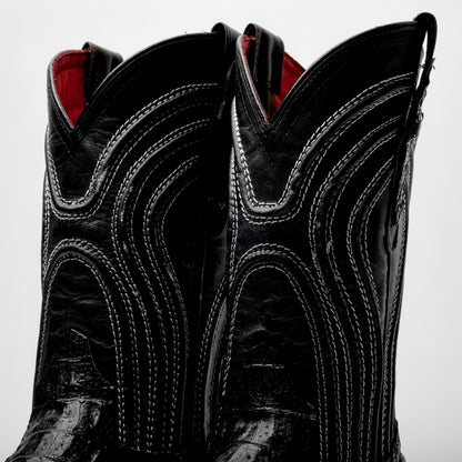 Black Western Boots - Square Toe