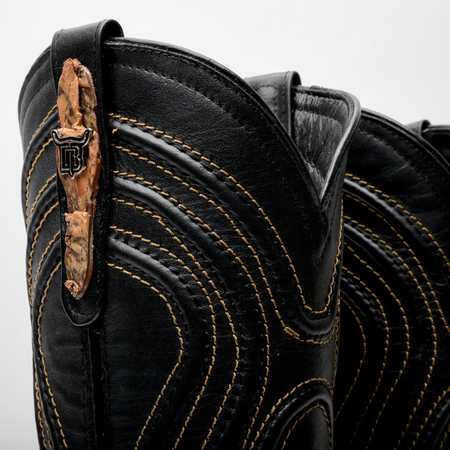 Light Brown Rustic Jumbo Pirarusu Leather Boots