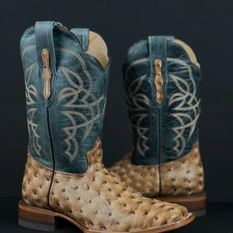 Ave Print Orix Blue Jean Boots