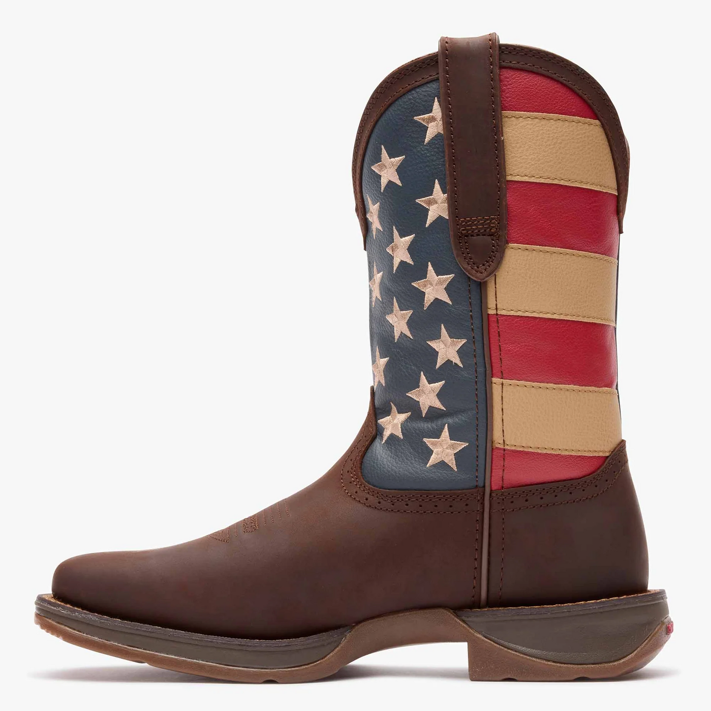 Patriotic Pull-On Western Flag Boot