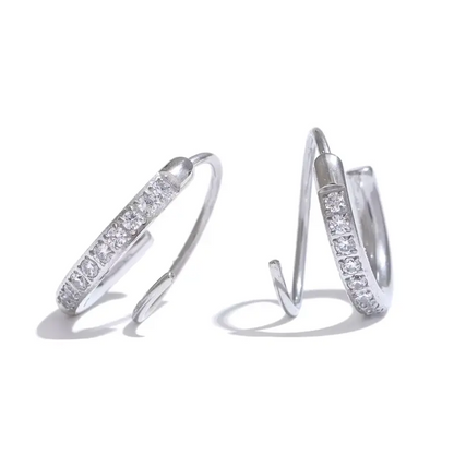 Spiral Hoop Earrings