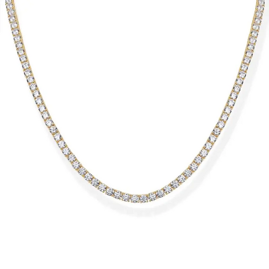 Simulated Diamond Tennis Necklace