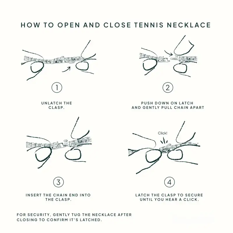 Simulated Diamond Tennis Necklace