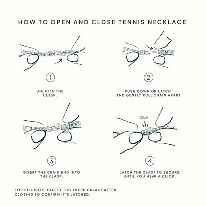 Simulated Diamond Tennis Necklace