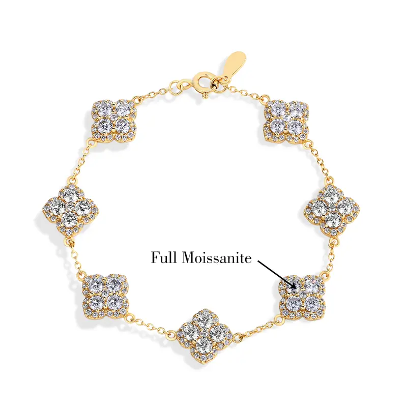 Synthetic Moissanite Bracelet