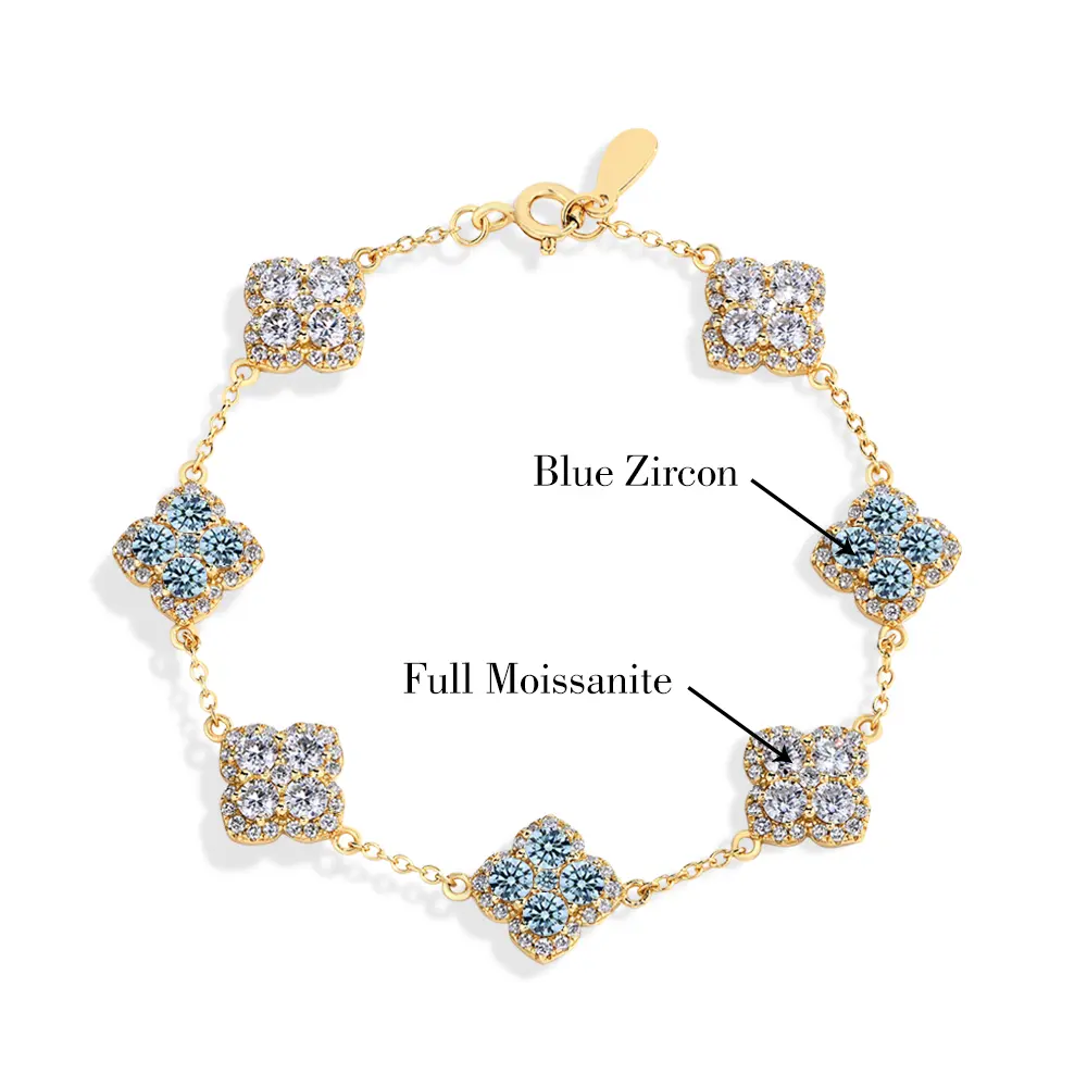 Synthetic Moissanite Bracelet