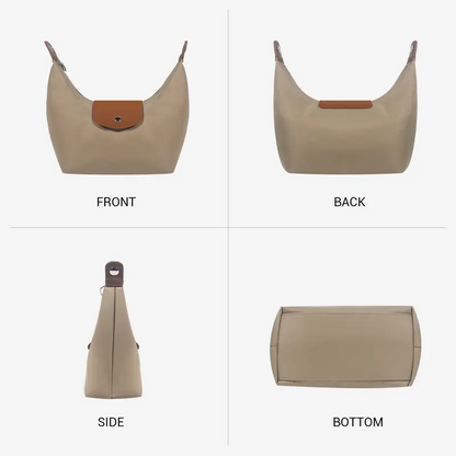 Fashion Crescent Bag Lightweight Durable Nylon Handbag