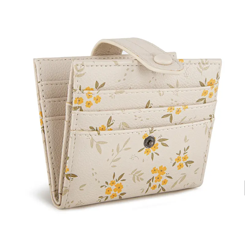 Womens Small Wallet Bifold RFID Credit Card Holder with Multiple Credit Card Slots