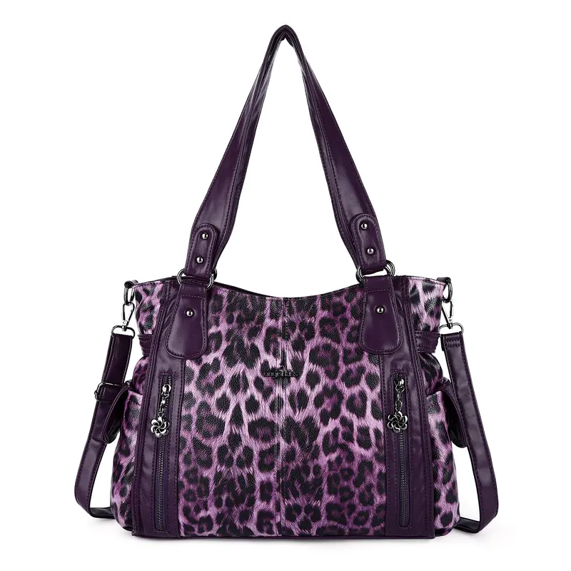 Spacious PU Casual Shoulder Bag