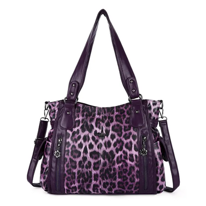 Spacious PU Casual Shoulder Bag