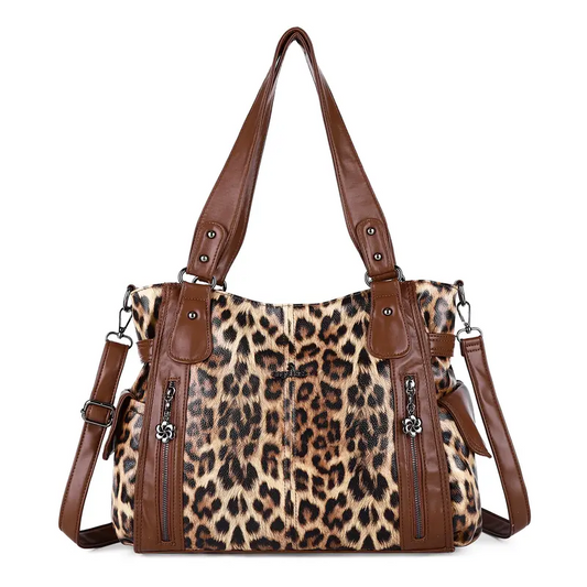 Spacious PU Casual Shoulder Bag