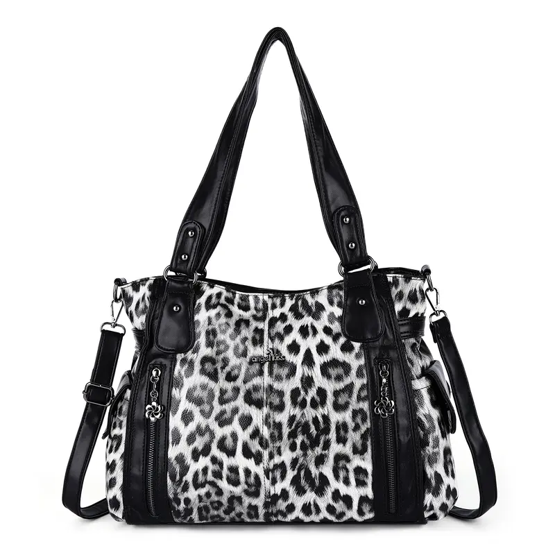 Spacious PU Casual Shoulder Bag
