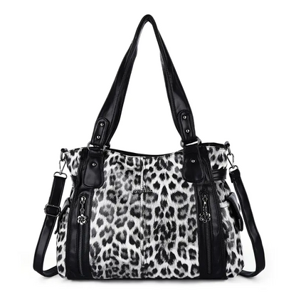 Spacious PU Casual Shoulder Bag