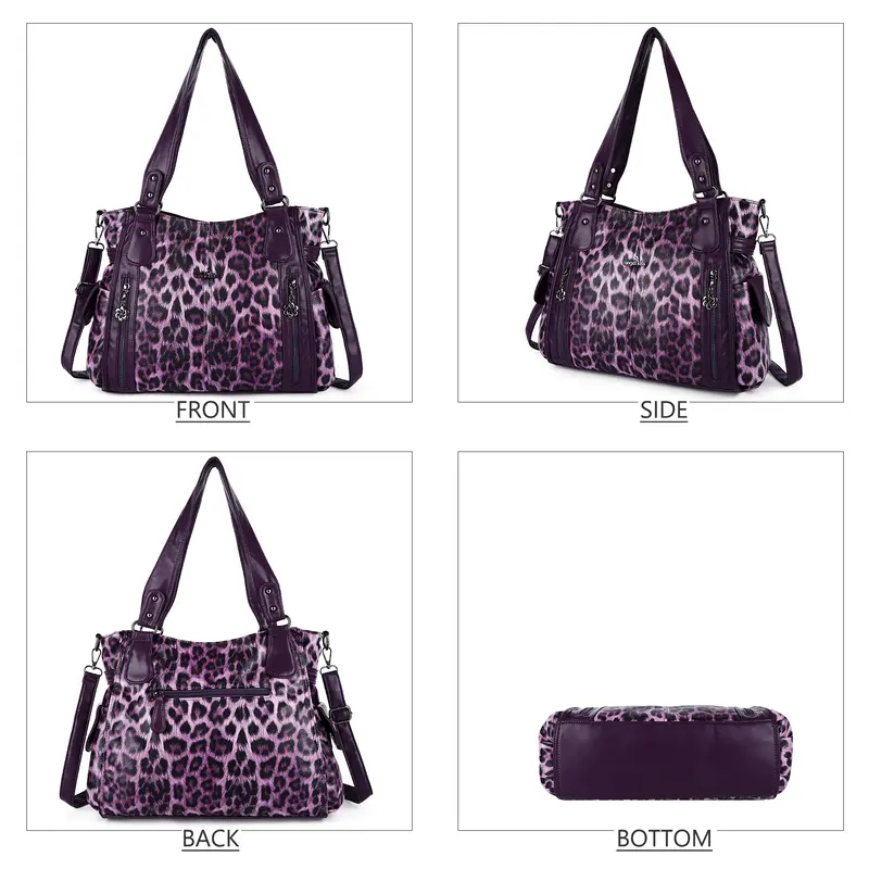 Spacious PU Casual Shoulder Bag