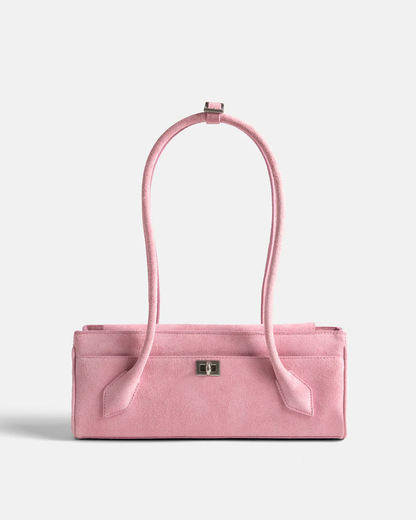 Light Pink Suede Bag