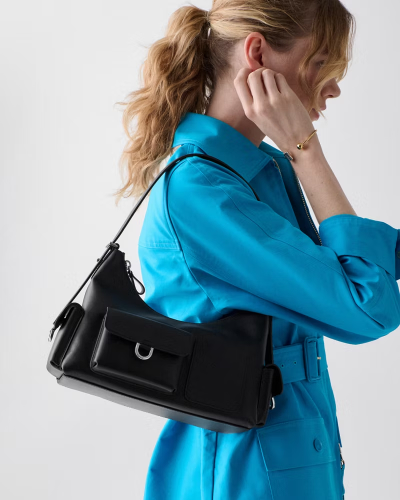 Cargo Shoulder Bag - Black