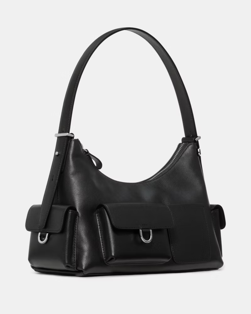Cargo Shoulder Bag - Black