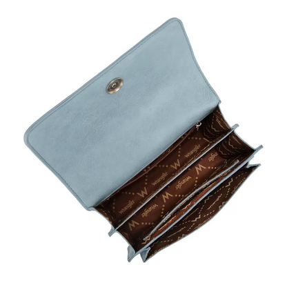 Women's Crossbody Bag - Quilted Flap Shoulder Purse