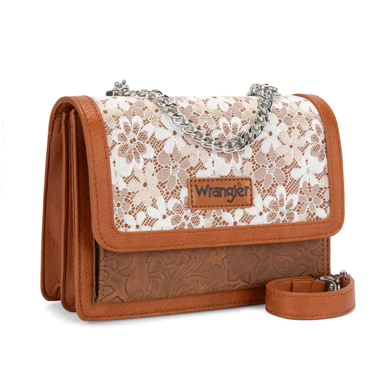 Women's Crossbody Bag - Quilted Flap Shoulder Purse