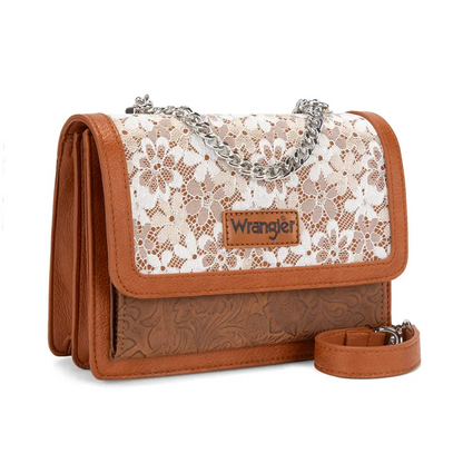 Women's Crossbody Bag - Quilted Flap Shoulder Purse