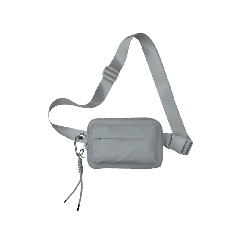 Multi Pockets Crossbody Bag with Keychain